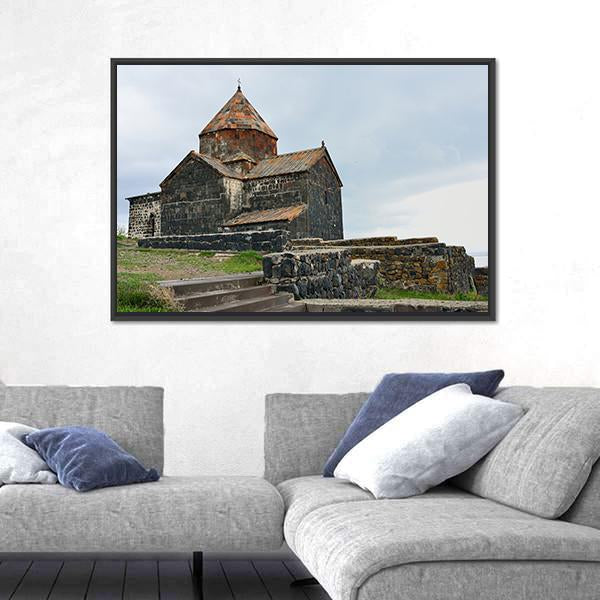 Shrine Of Armenian People Canvas Wall Art-1 Piece-Floating Frame-24" x 16"-Tiaracle
