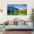 Siberia Lake With Reflection Canvas Wall Art-5 Horizontal-Gallery Wrap-22" x 12"-Tiaracle