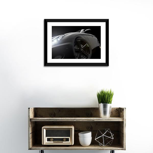 Side View Of Car Canvas Wall Art-3 Horizontal-Gallery Wrap-25" x 16"-Tiaracle