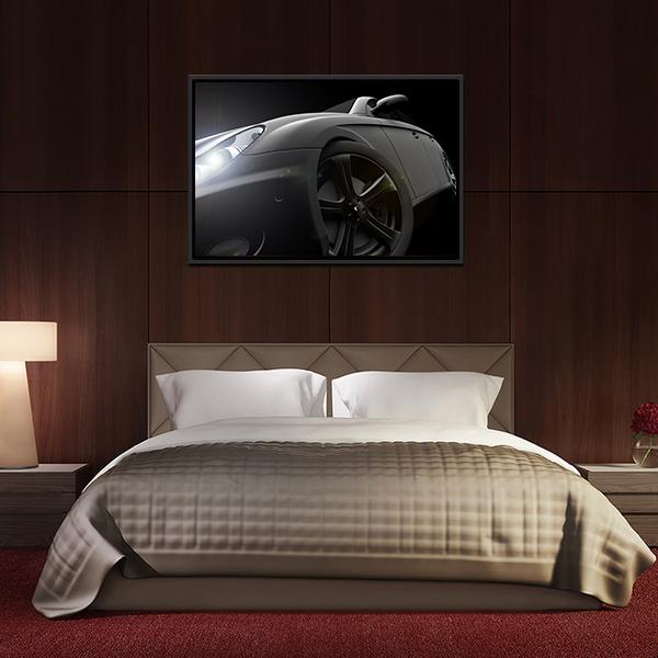 Side View Of Car Canvas Wall Art-3 Horizontal-Gallery Wrap-25" x 16"-Tiaracle