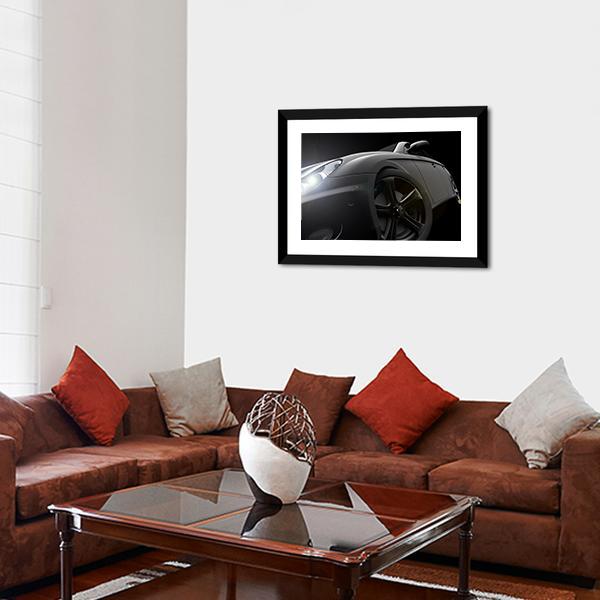 Side View Of Car Canvas Wall Art-3 Horizontal-Gallery Wrap-25" x 16"-Tiaracle