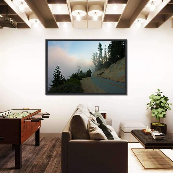 Sierra Nevada Mountain Range Canvas Wall Art-3 Horizontal-Gallery Wrap-25" x 16"-Tiaracle