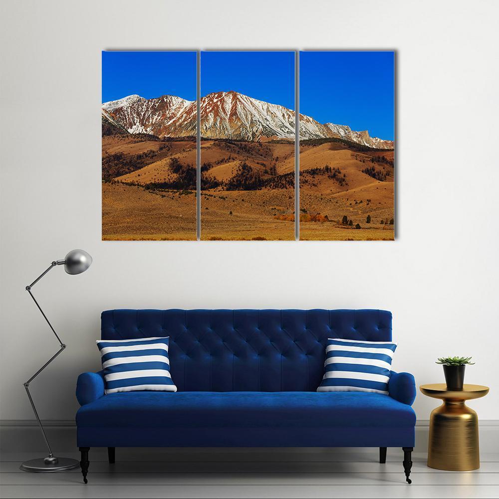 Sierra Nevada Mountains Canvas Wall Art-3 Horizontal-Gallery Wrap-37" x 24"-Tiaracle