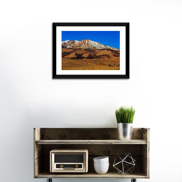 Sierra Nevada Mountains Canvas Wall Art-1 Piece-Framed Print-20" x 16"-Tiaracle