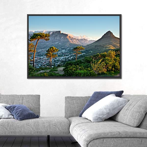 Signal Hill In Cape Town Canvas Wall Art-3 Horizontal-Gallery Wrap-25" x 16"-Tiaracle