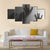 Silhouette Of A Hand Canvas Wall Art-3 Horizontal-Gallery Wrap-37" x 24"-Tiaracle
