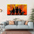 Silhouette Of Military Soldiers Canvas Wall Art-4 Horizontal-Gallery Wrap-34" x 24"-Tiaracle