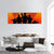 Silhouette Of Military Soldiers Panoramic Canvas Wall Art-1 Piece-36" x 12"-Tiaracle