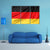 Silky German Flag Canvas Wall Art-3 Horizontal-Gallery Wrap-37" x 24"-Tiaracle