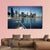 Singapore City In Sunset Time Canvas Wall Art-5 Star-Gallery Wrap-62" x 32"-Tiaracle