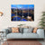 Singapore Cityscape At Night Canvas Wall Art-4 Horizontal-Gallery Wrap-34" x 24"-Tiaracle