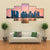 Singapore Skyline At Marina Bay Canvas Wall Art-5 Pop-Gallery Wrap-47" x 32"-Tiaracle