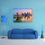 Singapore Skyline At The Marina During Twilight Canvas Wall Art-1 Piece-Gallery Wrap-36" x 24"-Tiaracle