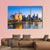 Singapore Skyline At The Marina During Twilight Canvas Wall Art-3 Horizontal-Gallery Wrap-25" x 16"-Tiaracle