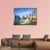Singapore Skyline At The Merlion Fountain Canvas Wall Art-4 Horizontal-Gallery Wrap-34" x 24"-Tiaracle