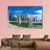 Singapore Skyline Of Business District And Marina Bay Panorama Canvas Wall Art-3 Horizontal-Gallery Wrap-25" x 16"-Tiaracle