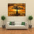 Single Tree Dying During Sunset Canvas Wall Art-5 Pop-Gallery Wrap-32" x 21"-Tiaracle