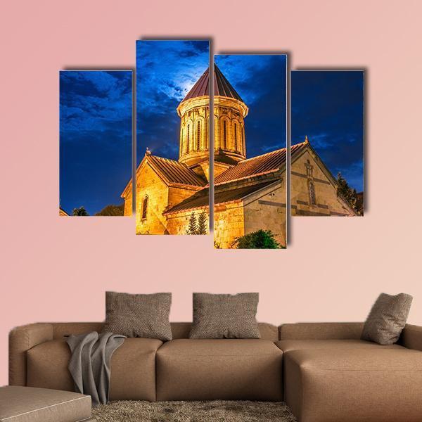 Sioni Cathedral In Georgia Canvas Wall Art-4 Pop-Gallery Wrap-50" x 32"-Tiaracle