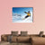 Skier In Mountains Canvas Wall Art-4 Pop-Gallery Wrap-50" x 32"-Tiaracle