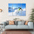 Skier Skiing Downhill Canvas Wall Art-4 Horizontal-Gallery Wrap-34" x 24"-Tiaracle