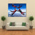Skydivers In Relative Work Canvas Wall Art-4 Horizontal-Gallery Wrap-34" x 24"-Tiaracle