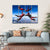 Skydivers In Relative Work Canvas Wall Art-4 Horizontal-Gallery Wrap-34" x 24"-Tiaracle