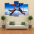 Skydivers In Relative Work Canvas Wall Art-3 Horizontal-Gallery Wrap-37" x 24"-Tiaracle