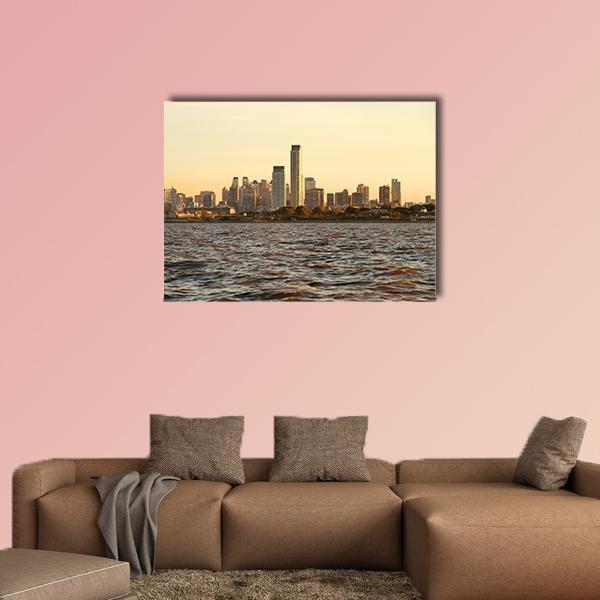 Skyline Of Buenos Aires In Argentina Canvas Wall Art-1 Piece-Gallery Wrap-48" x 32"-Tiaracle