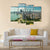 Skyline Of Chicago Canvas Wall Art-4 Pop-Gallery Wrap-50" x 32"-Tiaracle