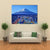 Skyline Of Mt Fuji And Yokohama Canvas Wall Art-4 Square-Gallery Wrap-17" x 17"-Tiaracle