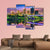 Skyline On The Arkansas River Canvas Wall Art-5 Star-Gallery Wrap-62" x 32"-Tiaracle