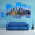 Skyscrapers In Shanghai Financial District Canvas Wall Art-3 Horizontal-Gallery Wrap-37" x 24"-Tiaracle