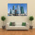 Skyscrapers Of Moscow City Under Blue Sky Canvas Wall Art-3 Horizontal-Gallery Wrap-37" x 24"-Tiaracle