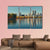 Skyscrapers Over Lake With Fountain In Manhattan Canvas Wall Art-3 Horizontal-Gallery Wrap-37" x 24"-Tiaracle