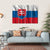 Slovakia National Flag Illustration Canvas Wall Art-4 Horizontal-Gallery Wrap-34" x 24"-Tiaracle