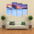 Small Cottage On The Edge Of A Frozen Lake Canvas Wall Art-4 Pop-Gallery Wrap-50" x 32"-Tiaracle