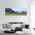 Small Farm In Swiss Alps Panoramic Canvas Wall Art-1 Piece-36" x 12"-Tiaracle