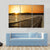Small Jetty Sticks Out Onto The Lake At Sunrise Canvas Wall Art-3 Horizontal-Gallery Wrap-37" x 24"-Tiaracle