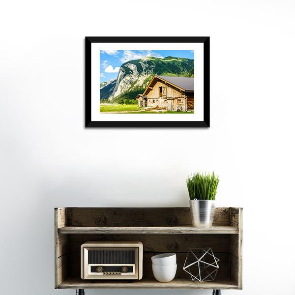 Small Valley Engalm Canvas Wall Art-3 Horizontal-Gallery Wrap-25" x 16"-Tiaracle