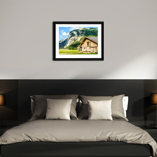 Small Valley Engalm Canvas Wall Art-3 Horizontal-Gallery Wrap-25" x 16"-Tiaracle