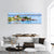 Small Village In Finnish Island Panoramic Canvas Wall Art-3 Piece-25" x 08"-Tiaracle