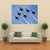 Smoke From Army Jets At Airshow Canvas Wall Art-4 Square-Gallery Wrap-17" x 17"-Tiaracle