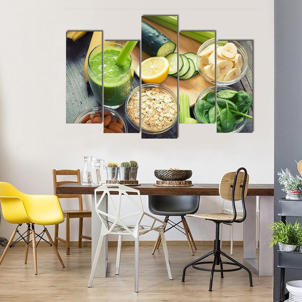 Ebern Designs Fruit Shake On Canvas Print