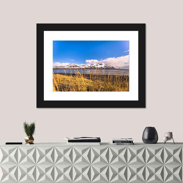 Snaefellsjoekull National Park Canvas Wall Art-1 Piece-Framed Print-20" x 16"-Tiaracle