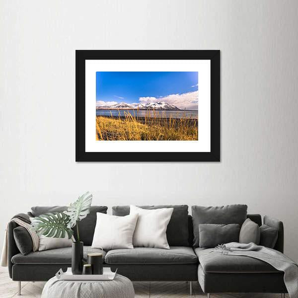 Snaefellsjoekull National Park Canvas Wall Art-3 Horizontal-Gallery Wrap-25" x 16"-Tiaracle