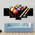Snooker Equipment Canvas Wall Art-5 Star-Gallery Wrap-62" x 32"-Tiaracle