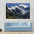 Snow Cover On The Mountain Landscape France Canvas Wall Art-5 Star-Gallery Wrap-62" x 32"-Tiaracle