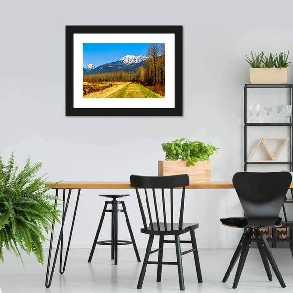 Snow Covered Golden Ears Mountain Canvas Wall Art-3 Horizontal-Gallery Wrap-25" x 16"-Tiaracle