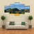 Snow On Top Of Mount Kilimanjaro In Amboseli Canvas Wall Art-5 Star-Gallery Wrap-62" x 32"-Tiaracle