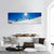 Snowboarder In Winter Landscape Panoramic Canvas Wall Art-3 Piece-25" x 08"-Tiaracle